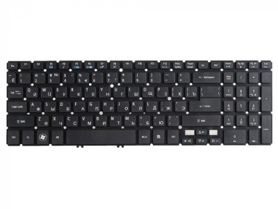 Клавиатура для ноутбука ACER Aspire V5-571 V5-573 V5-531 чёрная, с подсветкой, RU