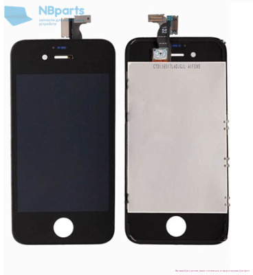Дисплей для iPhone 4S с тачскрином (яркая подсветка) Черный