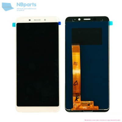 LCD дисплей для Meizu M6s в сборе с тачскрином (белый)