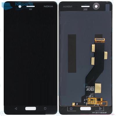 LCD дисплей для Nokia 8 (TA-1004) в сборе с тачскрином Черный