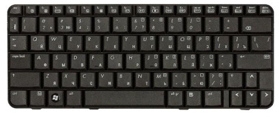 Клавиатура для ноутбука HP TX1000, чёрная, RU