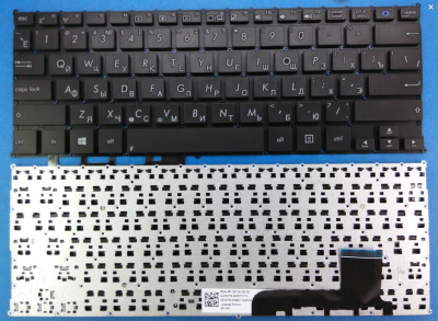Клавиатура для ноутбука ASUS S200 X201 X202, чёрная, RU
