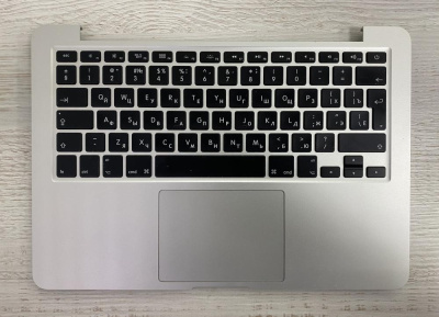 Верхняя часть корпуса (Palmrest) Apple MacBook Pro A1502, Silver б.у.