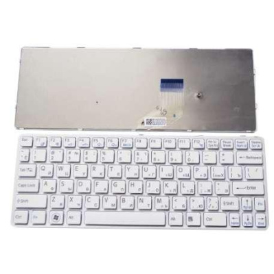Клавиатура для ноутбука Sony SVE11, белая, RU