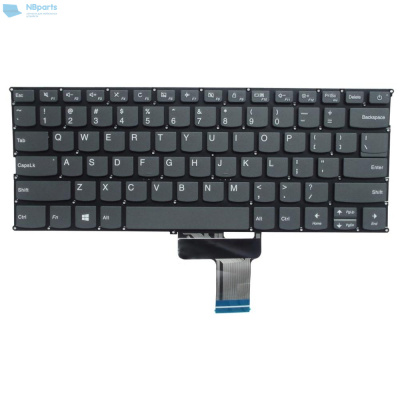 Клавиатура для ноутбука Lenovo V720-14, серая, с подсветкой, RU