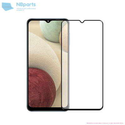Защитное стекло для Samsung A12/A02/M12, Черное