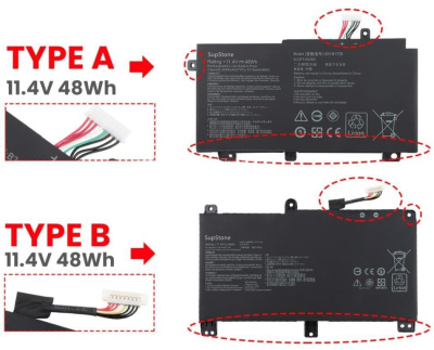 Аккумулятор (батарея) для ноутбука Asus TUF Gaming FX504 11.4V 3900mAh