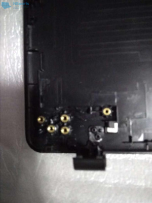 Крышка матрицы Asus X550 чёрная, с рамкой Уценка