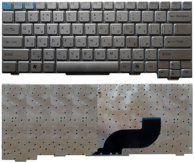 Клавиатура для ноутбука Sony VGN-TX, серая, RU