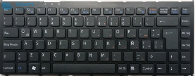 Клавиатура для ноутбука Sony VGN-FS, серая, RU