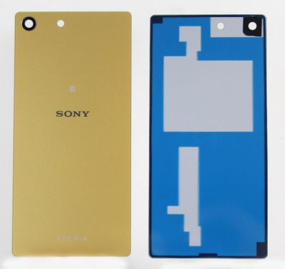 Задняя крышка Sony Xperia M5 (золотая)
