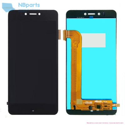 LCD дисплей для Prestigio Muze D3 PSP3530 в сборе с тачскрином, с рамкой (черный)