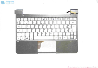 Верхняя часть корпуса (Palmrest) Acer Iconia Tab W510 W511, серебро (Сервисный оригинал)