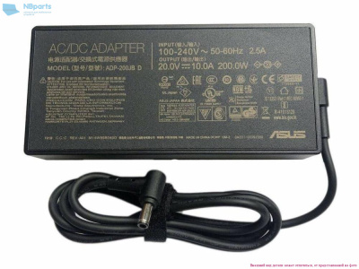 Блок питания (зарядное устройство) ASUS 200W 6.0x3.7mm ORIG