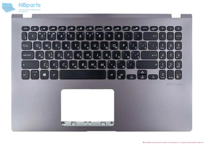 Верхняя часть корпуса (Palmrest) Asus X509, серый