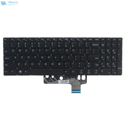 Клавиатура для ноутбука Lenovo Yoga 510-15ISK, чёрная, с подсветкой, RU