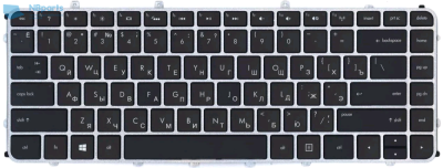 Клавиатура для ноутбука HP Envy TouchSmart 14-k, серебро, RU