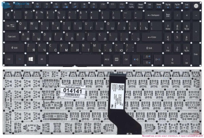 Клавиатура для ноутбука ACER Extensa EX251 EX2511, чёрная, RU