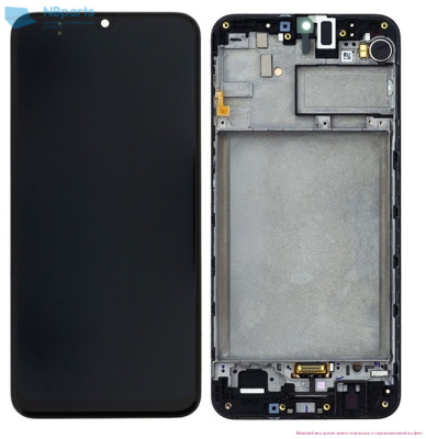 Дисплей Samsung M30 Черный (Oled) в раме