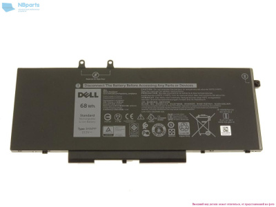 Аккумулятор (батарея) для ноутбука Dell Latitude 5401 E54015 Precision 3550 15.2V 4250mAh