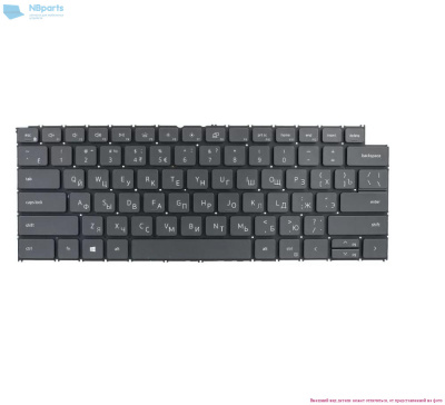 Клавиатура для ноутбука Dell Latitude 13 3320, чёрная, с подсветкой RU