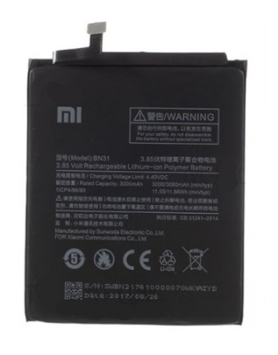 Аккумулятор (батарея) для Xiaomi RedMi Note 5a (BN31) снятый оригинал