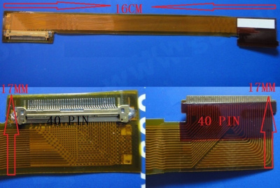 Переходник для LED Матриц 15.6, LED-LED 30-30 pin