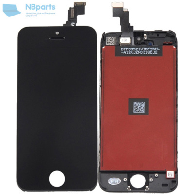 Дисплей для iPhone 5C с тачскрином (яркая подсветка) черный