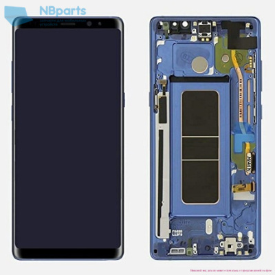 Дисплей Samsung Note 8 2017 N950 Черный в сборе (Оригинал, переклей)