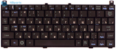 Клавиатура для ноутбука Toshiba NB100, чёрная, RU
