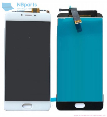 LCD дисплей для Meizu U20 в сборе с тачскрином (белый)