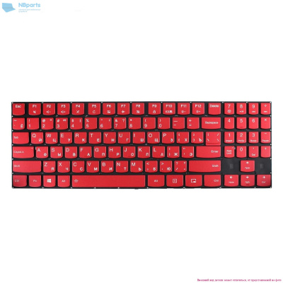 Клавиатура для ноутбука Lenovo Legion Y520, красная, с подсветкой, RU