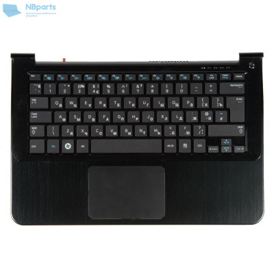 Верхняя часть корпуса (Palmrest) Samsung NP900X3A, Touchpad, динамики, RU