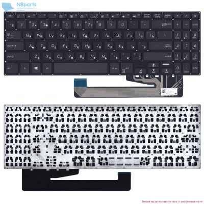 Клавиатура для ноутбука ASUS YX560 чёрная, RU