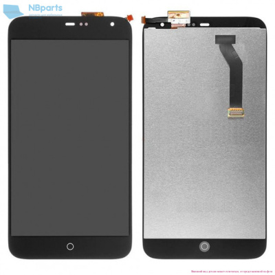 LCD дисплей для Meizu MX3 в сборе с тачскрином (черный)