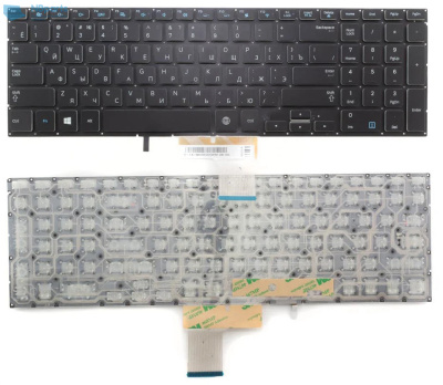 Клавиатура для ноутбука Samsung NP700Z7C, чёрная, RU