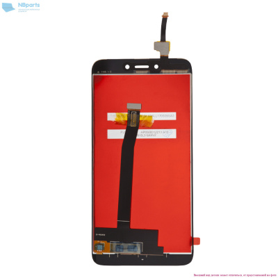 LCD дисплей для Xiaomi Redmi 4X в сборе с тачскрином (черный) Оригинал-переклей