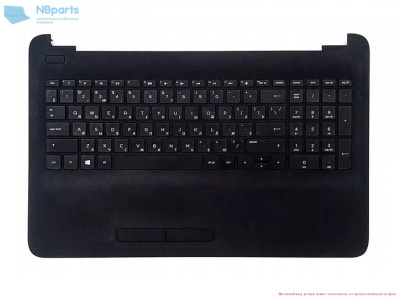 Верхняя часть корпуса (Palmrest) HP 250 G4, HP Pavilion 15-AC чёрный, с клавиатурой