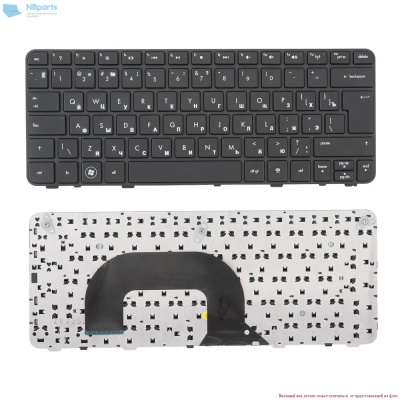 Клавиатура для ноутбука HP Pavilion DM1-3000 DM1-4000, чёрная, с рамкой, RU
