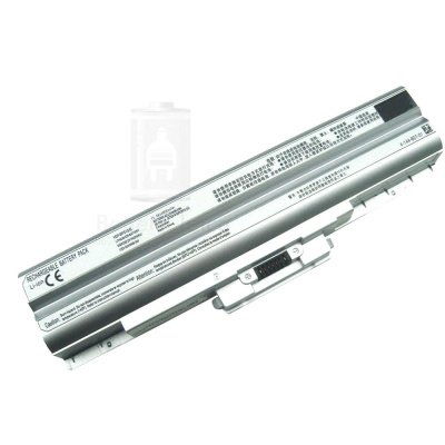 Аккумулятор (батарея) для ноутбука Sony Vaio BPS13 BPS21 11.1V 4400mAh серебро OEM Б/У