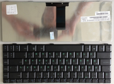 Клавиатура для ноутбука ASUS F80, чёрная, RU