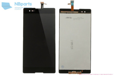 LCD дисплей для Sony Xperia T2 Ultra dual D5322/XM50h с тачскрином (черный, в раме)