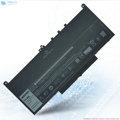 Аккумулятор (батарея) для ноутбука Dell Latitude 12 E7270 E7470 ver.2 7.6V 7080mAh