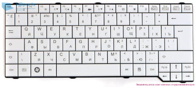 Клавиатура для ноутбука Fujitsu Amilo SA3650, SI3655,  белая, RU