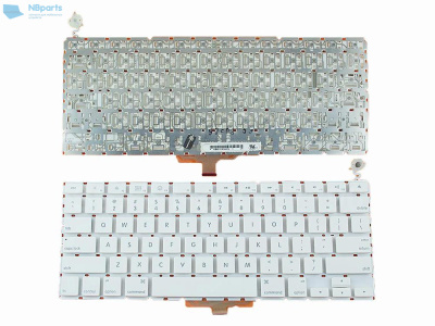 Клавиатура для ноутбука Apple Macbook 13  A1181 White, Big Enter, RU
