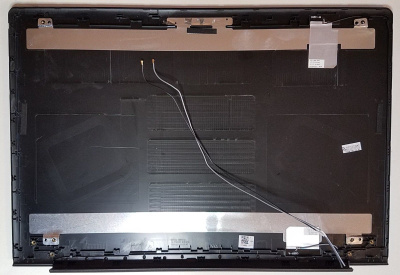 Крышка матрицы Lenovo IdeaPad 310-15, 510-15 (A+B) серая, рамка чёрная