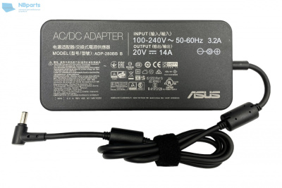 Блок питания (зарядное устройство) ASUS 280W 6.0x3.7mm Slim, ORIG