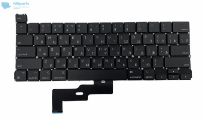 Клавиатура для ноутбука Apple Macbook Pro 13" A2338 M1 Black, Small Enter, RU (MZ)