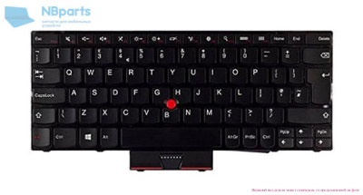 Клавиатура для ноутбука Lenovo ThinkPad Twist S230, чёрная, большой Enter, с рамкой, RU