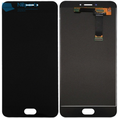 LCD дисплей для Meizu MX6 в сборе с тачскрином (черный)
